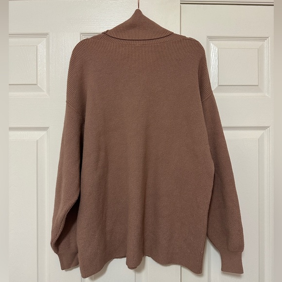 Free People Softly Structured Tunic Sweater Mauve Size Small - Picture 5 of 9